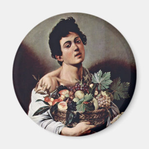 Imán Muchacho con una cesta de fruta de Miguel Ángel