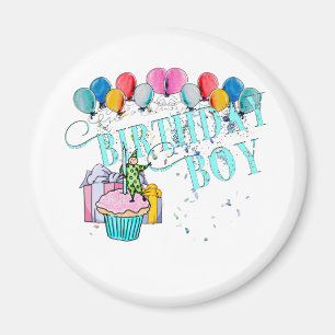 Imán Muchacho del cumpleaños