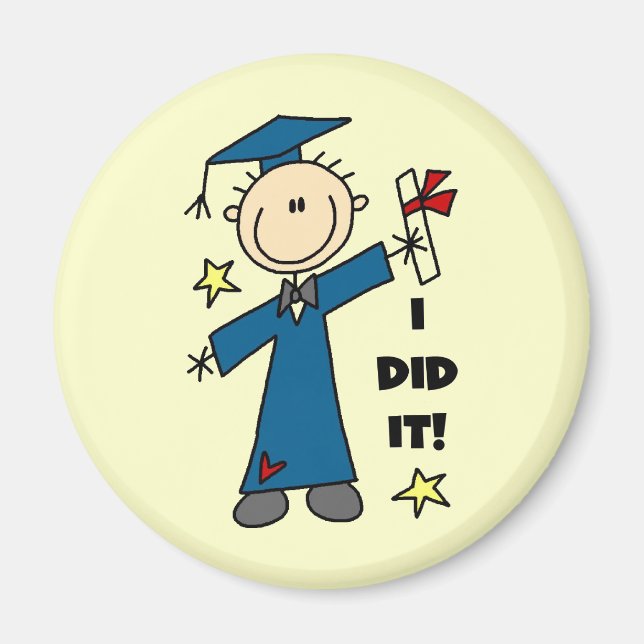 Imán Muchacho graduado (Frente)