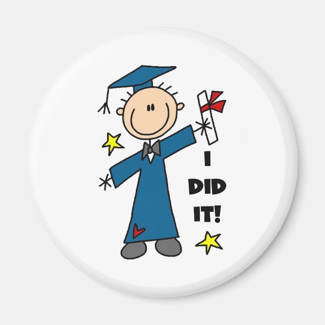 Imán Muchacho graduado (Frente)