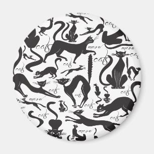 Imán Muchos gatos
