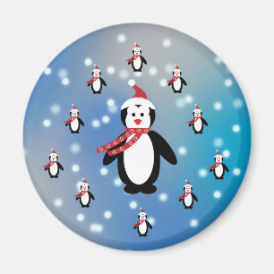 Imán Muchos pingüinos