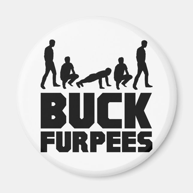 Imán Muebles de buck — Gimnasio de Burpees (Frente)