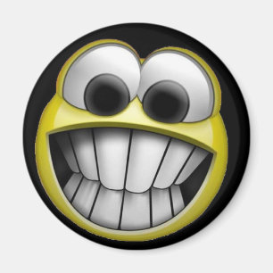 Imán Mueca de la cara feliz