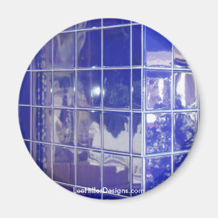 Imán Muelles calientes, Tile azul de CA Tile Reflection