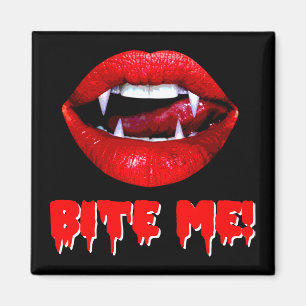 Imán Muérdame vampiro Halloween