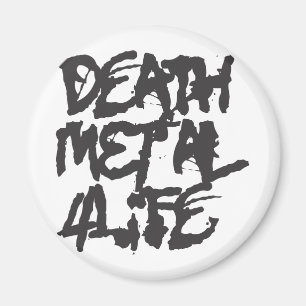 Imán Muerte Metalizado 4 vidas