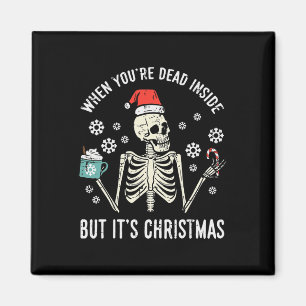 Imán Muertos Dentro Pero Sus Navidades Esbozan Café Xma