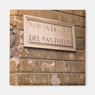 Imán Muestra del panteón, Roma, Italia 2