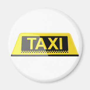 Imán Muestra del taxi