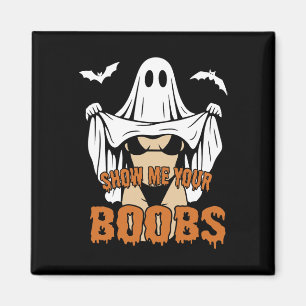 Imán Muéstrame tu Fantasma Fantasma Retro Halloween