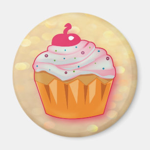 Imán Muffin frambuesa