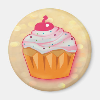 Imán Muffin frambuesa