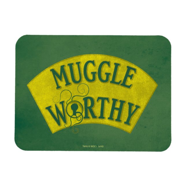 IMÁN MUGGLE WORTHY™ (Horizontal)