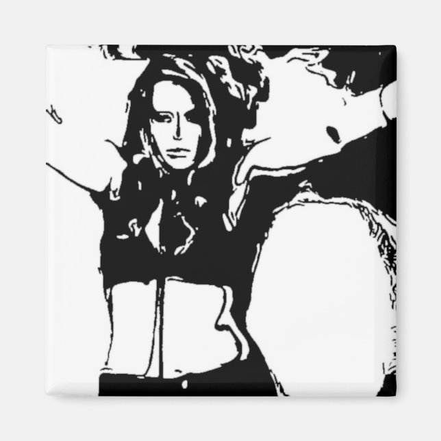 Imán Mujer Bruja (Frente)