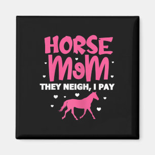 Imán Mujer Caballo Mamá Neigh Paga Caballo Ri