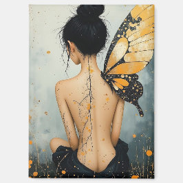 Imán Mujer caprichosa abstracta