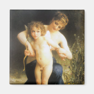 Imán Mujer con Cupido, Bouguereau