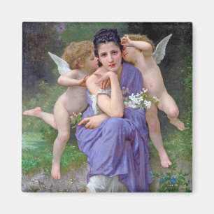 Imán Mujer con Cupido, Bouguereau