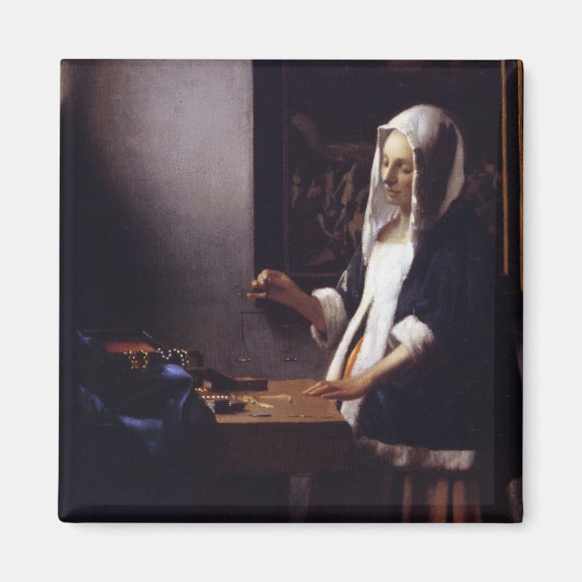 Imán Mujer con equilibrio (Frente)