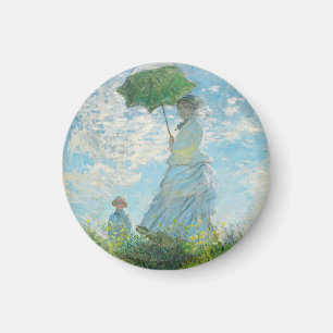 Imán Mujer con Parasol Claude Monet
