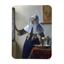 Imán Mujer con salto de agua Johannes Vermeer
