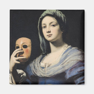 Imán Mujer con una máscara 2
