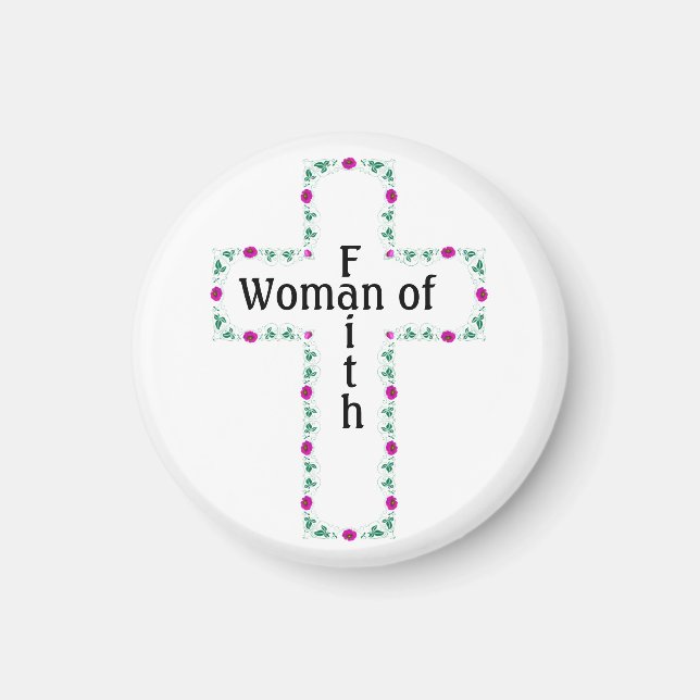 Imán Mujer de fe (Frente)