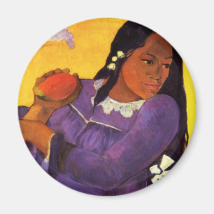 Imán Mujer De Gauguin Con Un Magnate De Mango