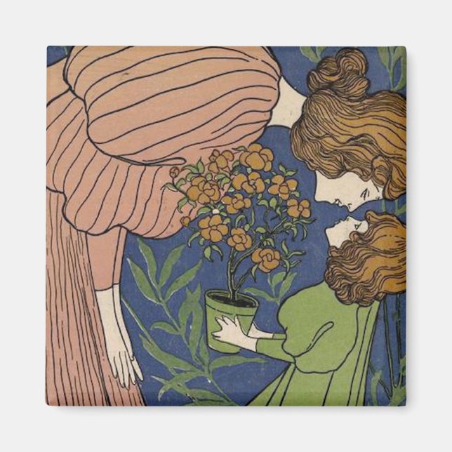 Imán Mujer e hijo (Frente)