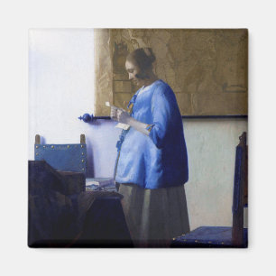 Imán Mujer en azul, Johannes Vermeer