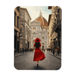 Imán Mujer en Florencia Italia Viajes