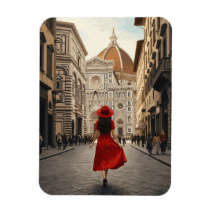 Imán Mujer en Florencia Italia Viajes