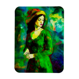 Imán Mujer en Gorra