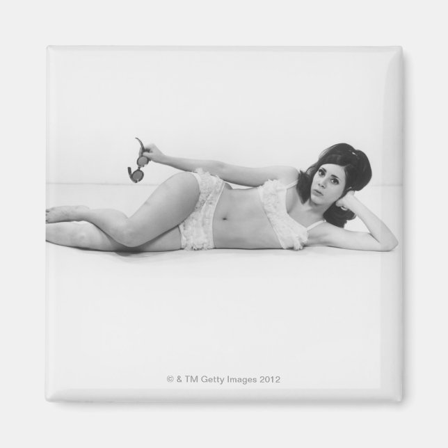 Imán Mujer en ropa de baño (Frente)