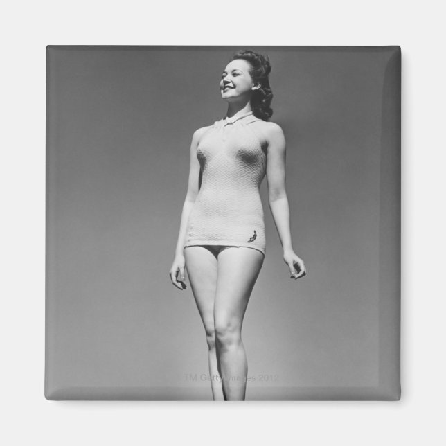 Imán Mujer en traje de baño (Frente)