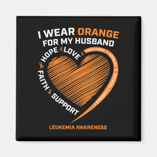 Imán Mujer Esposa Que Uso Naranja Para La Leucemia De M