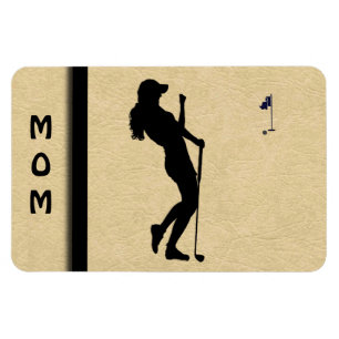 Imán Mujer Golfer Sport Mom