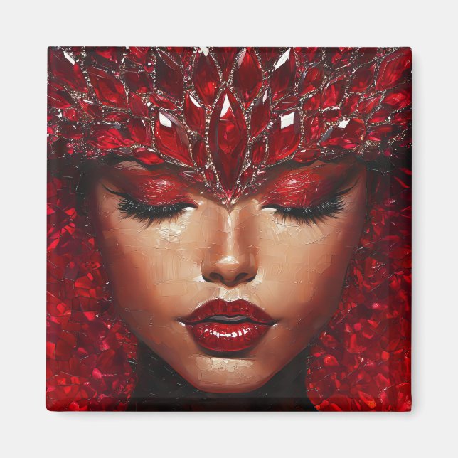 Imán Mujer hermosa (Frente)