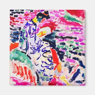 Imán Mujer japonesa al lado del agua, Matisse