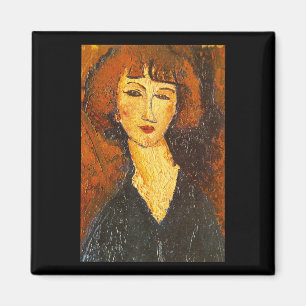 Imán Mujer joven de los retratos del Montmartre'_