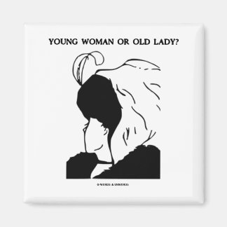 Imán ¿Mujer Joven O Vieja? (Ilusión óptica)