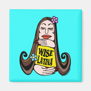Imán Mujer latina sabia