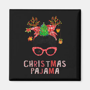 Imán Mujer Mal Desordenado Este Es Mi Navidad Pajama Xm