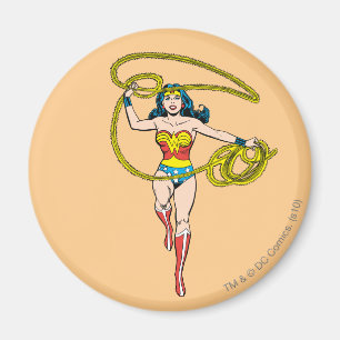 Imán Mujer maravilla Lasso por encima de la cabeza