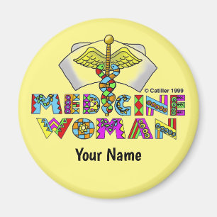 Imán Mujer medica