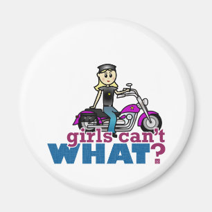 Imán Mujer motociclista