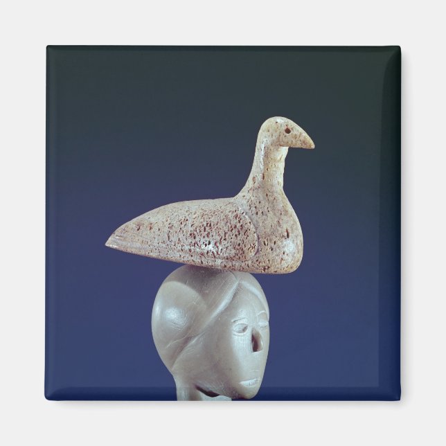 Imán Mujer pensando en un ave león, de Cabo Dorset (Frente)