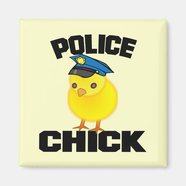 Imán Mujer policial (Frente)