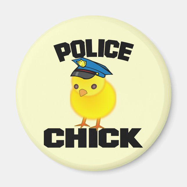 Imán Mujer policial (Frente)